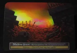 Sorcery Contested Realm GOTHIC FOIL SHALLOW GRAVE Exceptional Site - Image 1