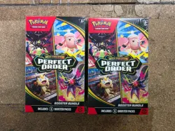 Pokemon TCG Mega Evolution Perfect Order Booster Bundle NEW & SEALED x 2 - Image 1