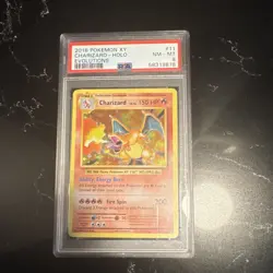 Pokemon Charizard Holo Rare Evolutions 11/108 PSA 8 2016 Flame 150 HP - Image 1