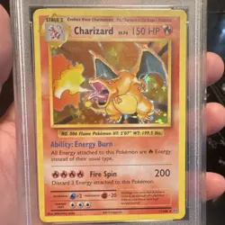 Pokemon Charizard Holo Rare Evolutions 11/108 PSA 8 2016 Flame 150 HP - Image 5