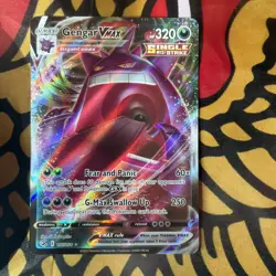 Gengar VMAX Ultra Rare Holo 157/264 Fusion Strike 320 HP Pokemon TCG minty - Image 4