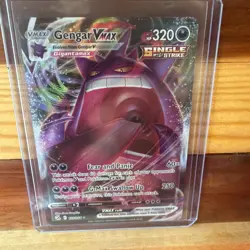 Gengar VMAX Ultra Rare Holo 157/264 Fusion Strike 320 HP Pokemon TCG minty - Image 5
