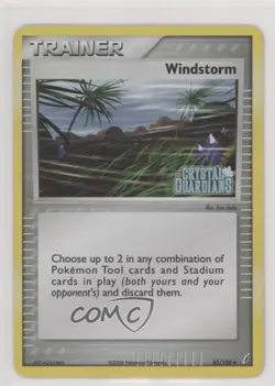 Windstorm Reverse Foil Pokemon EX Crystal Guardians #85 2006 - Image 1