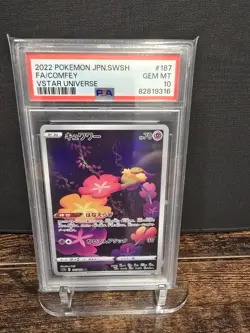 PSA 10 2022 POKEMON JAPANESE SWORD & SHIELD VSTAR UNIVERSE FULL ART/COMFEY 187 - Image 1