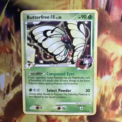 POKEMON BUTTERFREE FB LV.50 17/147 RARE SUPREME VICTORS MP CARD - Image 1