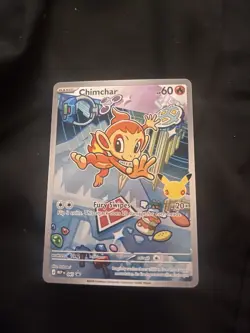 Pokemon TCG - Chimchar - First Partner Illustration Promo 041 30th Anniversary - Image 1