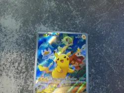 Pikachu SVP 27 Paldea Evolved Black Star Promo Card Pokemon - Image 2