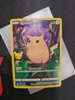Pokemon Pikachu 005/025 Celebrations Holo 60 HP English TCG - Image 1