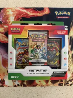 Pokemon TCG First Partner Illustration Collection Series 1 Factory Sealed Box🔥 - Image 1