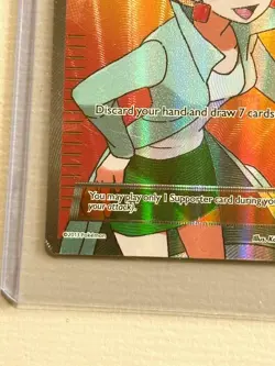 Professor Juniper 116/116 Plasma Freeze Full Art Holo Pokemon Card - Image 4