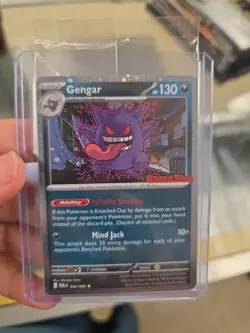 Pokemon TCG Gengar GameStop Promo 2026 Sealed Near Mint - Image 1