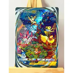 Eevee Eeveelutions Immersive - Grove - Pokemon Pocket FANMADE Full Alt Art HOLO - Image 1