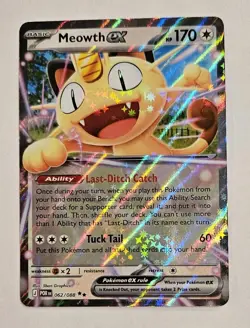 MEOWTH EX DOUBLE RARE Pokemon TCG: Perfect Order 062/088 - Image 1