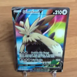 Pokemon Stoutland V Ultra Rare Full Art Holo 157/163 Battle Styles - Image 2