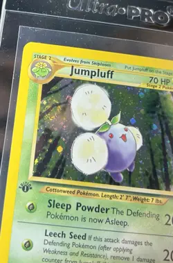 Jumpluff - 7/111 - Pokemon Neo Genesis 1st Edition Holo WOTC Vintage MINT+SWIRL - Image 3