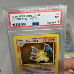 Pokemon Base Set 1999 Holo Charizard, Blastoise, PSA 7 Authenticated! - Image 4