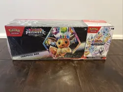 Pokemon Prismatic Evolutions Sam’s Club Exclusive Surprise Box + Booster Bundle - Image 1