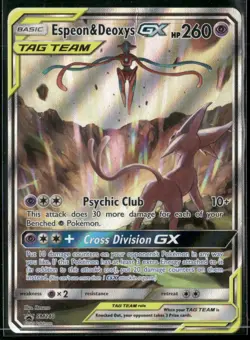 ✰ ESPEON & DEOXYS GX SM240 PROMO SM PROMOS POKEMON ✰ DMG - Image 2