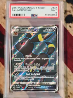 Pokemon TCG - Umbreon GX 142/149 - Sun & Moon Base - PSA 9 - Image 1