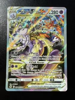 FREE SHIPPING Pokemon 2023 Mewtwo V GG44/GG70 Galarian Gallery - Image 1