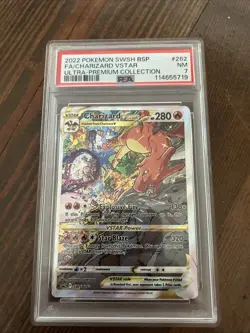 2022 Pokemon SWSH Charizard Vstar Ultra Premium Collection Nm 7 - Image 1