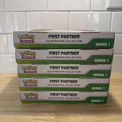 Lot Of 5 ✅ Pokemon TCG First Partner Illustration Collection Series 1 New Sealed - Image 4