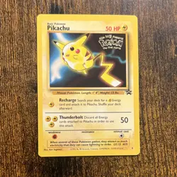 🔥Pikachu #4 Black Star Promo 1999 Pokemon The First Movie🔥 - Image 1