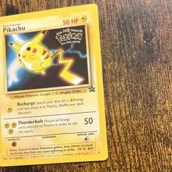 🔥Pikachu #4 Black Star Promo 1999 Pokemon The First Movie🔥 - Image 4