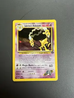 Pokemon Sabrina's Alakazam Gym Challenge 16/132 Holo Rare Unlimited 80 HP - Image 1