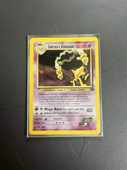 Pokemon Sabrina's Alakazam Gym Challenge 16/132 Holo Rare Unlimited 80 HP - Image 3