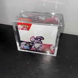 Pokemon Destined Rivals Display Booster Box English Sealed inc. acrylic case - Image 1