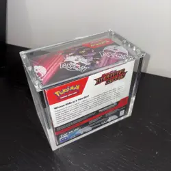 Pokemon Destined Rivals Display Booster Box English Sealed inc. acrylic case - Image 2