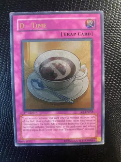 Yugioh - D - Time - EOJ-EN053 - Ultimate Rare - 1st Edition - HP / DMG - Image 1