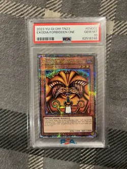Yugioh Exodia The Forbidden One TN23-EN002 Quarter Century Secret Rare PSA 10! - Image 1