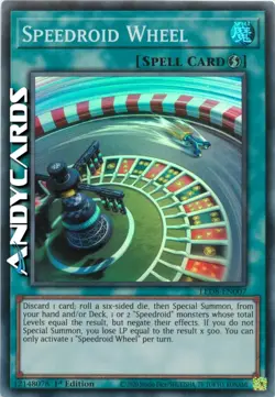 SPEEDROID WHEEL • (Velociroid Ruota) • Super R • LED8 EN007 • 1Ed • YUGIOH! - Image 1