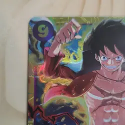 Bandai One Piece CCG Monkey.D.Luffy OP09-119 SEC Holo Rush Character Card - Image 2