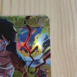 Bandai One Piece CCG Monkey.D.Luffy OP09-119 SEC Holo Rush Character Card - Image 3