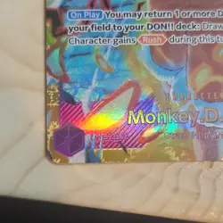 Bandai One Piece CCG Monkey.D.Luffy OP09-119 SEC Holo Rush Character Card - Image 4