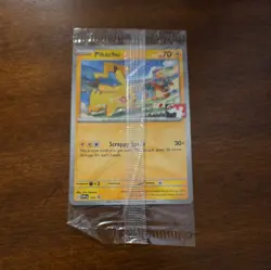 SEALED Pikachu SVP101 Black Star SV Promo Play League Pokemon Card TCG Mint - Image 1