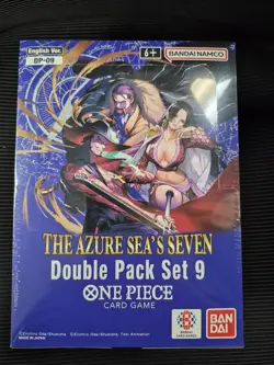 One Piece TCG The Azure Sea's Seven Sealed English Double Pack Display (8) OP14 - Image 1