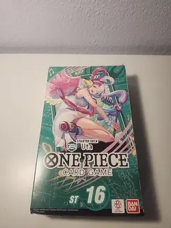 Brand New Factory Sealed One Piece Starter Deck 16 Uta With PBR-01 Pack ENGLISH - Image 1