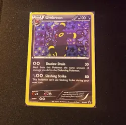 Pokemon TCG Umbreon BW93 Black & White Black Star Holo Promo Pokemon Card - LP - Image 1