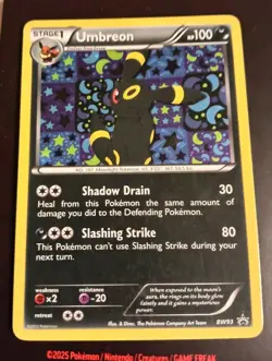 Pokemon TCG Umbreon BW93 Black & White Black Star Holo Promo Pokemon Card MP - Image 1