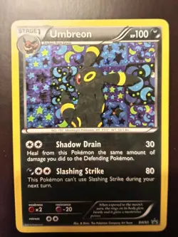 Pokemon TCG Umbreon BW93 Black & White Black Star Holo Promo Pokemon Card MP - Image 2