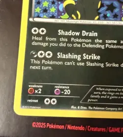 Pokemon TCG Umbreon BW93 Black & White Black Star Holo Promo Pokemon Card MP - Image 5
