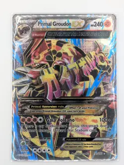 Primal Groudon EX - 151/160 - XY Primal Clash Full Art Ultra Rare Holo (LP/MP) - Image 1