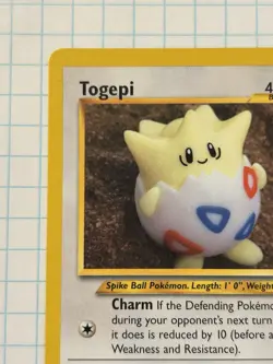 Pokemon Neo Destiny 2002 Togepi 56/105 Unlimited Uncommon LP - Image 2