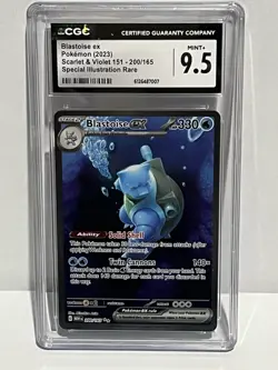 Blastoise ex 200/165 Sv: Scarlet & Violet 151 Holo CGC Mint+ 9.5 - Image 2