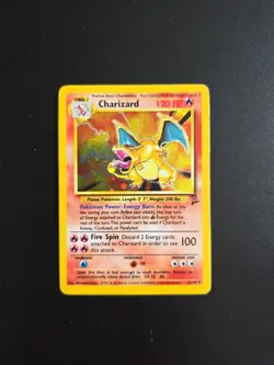Pokemon Charizard 4/130 Base Set 2 Holo Rare Card - Image 1