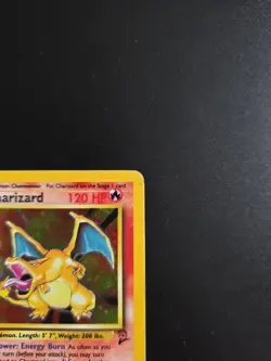 Pokemon Charizard 4/130 Base Set 2 Holo Rare Card - Image 3